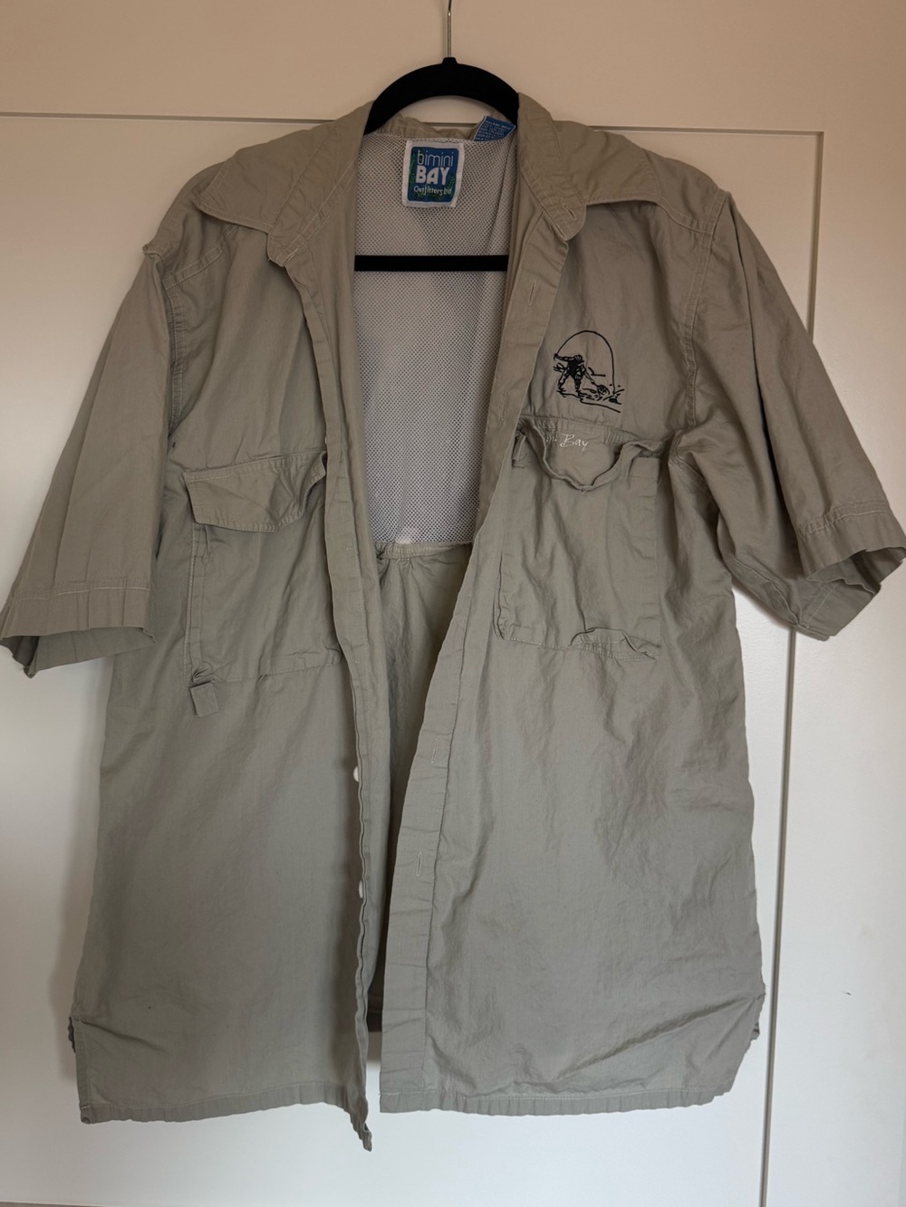 Bimini Bay Outfitters Khaki button down Shirt - Beige Tone
